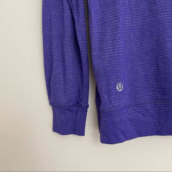 Lululemon | Purple Striped Long Sleeve - Picture 4 of 8